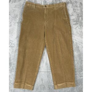 LL Bean Pants‎ Mens 38 x 29 Tan Corduroy Country Pants Straight Classic
